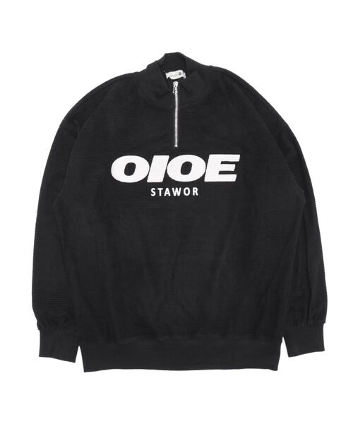 aimoha（アイモハ）の「ハーフジップスウェット（スウェット・メンズ・ブラック/ホワイト/グレー・X-LARGE/XX-LARGE/LARGE/MEDIUM）」の3枚目の写真