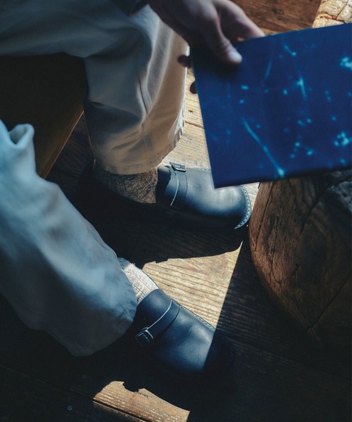 靴 organic handloonm Organic handloom / 'BENGAL' レザースリッポン ドレスシューズ