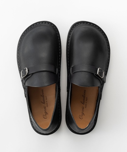 ニッポ Organic handloom / 'BENGAL' レザースリッポン ドレスシューズ