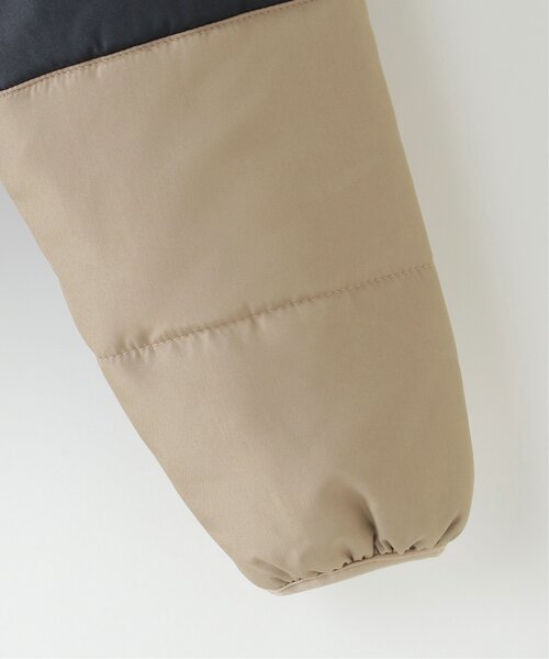 ikka(イッカ)の「フード着脱中綿切り替えジャケット(110~160cm)(ダウンジャケット/コート・キッズ・ダークグリーン/ベージュ・110/120/130/140/150/160)」の6枚目の写真