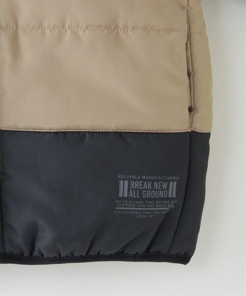 ikka(イッカ)の「フード着脱中綿切り替えジャケット(110~160cm)(ダウンジャケット/コート・キッズ・ダークグリーン/ベージュ・110/120/130/140/150/160)」の7枚目の写真