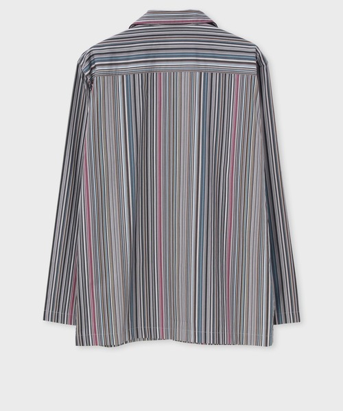 Paul Smith(ポールスミス)の「シグネチャーストライプ パジャマセット / 843373 8105(ルームウェア/パジャマ・メンズ・チャコールグレー/マルチ・MEDIUM/LARGE)」の7枚目の写真
