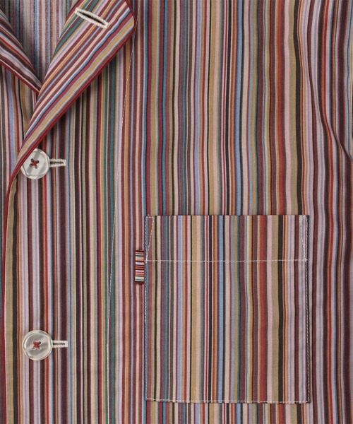 Paul Smith(ポールスミス)の「シグネチャーストライプ パジャマセット / 843373 8105(ルームウェア/パジャマ・メンズ・チャコールグレー/マルチ・MEDIUM/LARGE)」の10枚目の写真