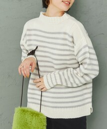 coen（コーエン）の「［洗える］ウールブレンドガンジーニット（ニット/セーター）」