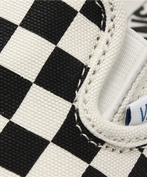 VANS（バンズ）の「VANS（バンズ） CVS SLIP ON チェッカー（スニーカー・レディース・ホワイト・5/6/5h/6h）」の8枚目の写真