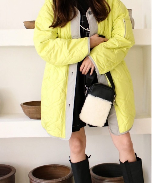 ikot（イコット）の「【Scrap Book × ikot】ムートンショルダー（ショルダーバッグ・レディース・ブルー/グリーン/イエロー/ホワイト・FREE）」の11枚目の写真