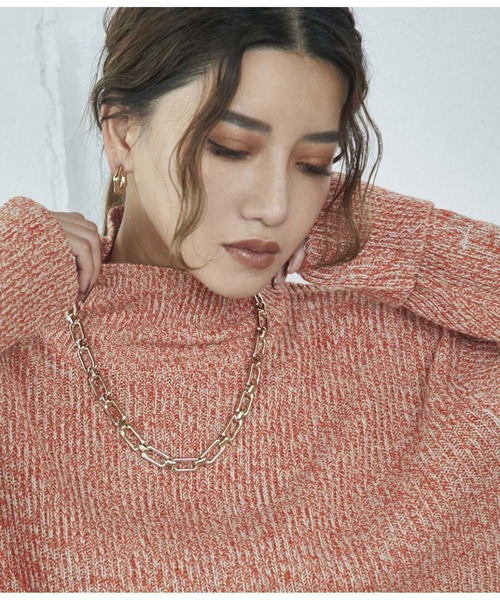 Settimissimo(セッティミッシモ)の「スクエアーチェーンネックレス(ネックレス・レディース・シルバー/ゴールド・FREE)」の5枚目の写真