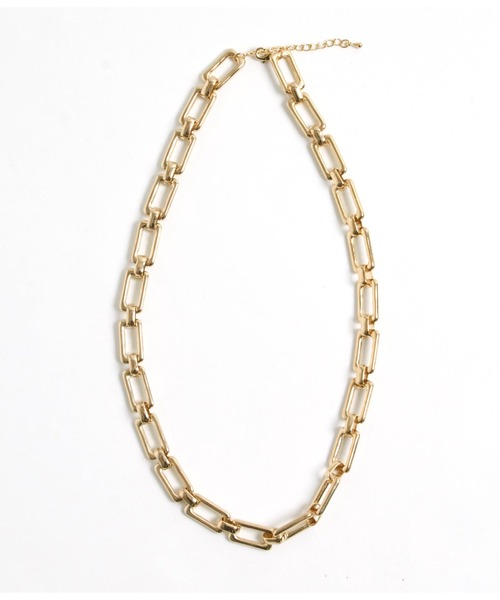 Settimissimo(セッティミッシモ)の「スクエアーチェーンネックレス(ネックレス・レディース・シルバー/ゴールド・FREE)」の7枚目の写真