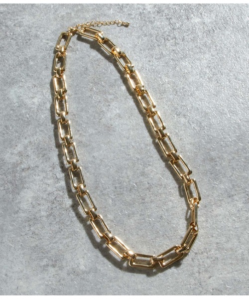 Settimissimo(セッティミッシモ)の「スクエアーチェーンネックレス(ネックレス・レディース・シルバー/ゴールド・FREE)」の3枚目の写真