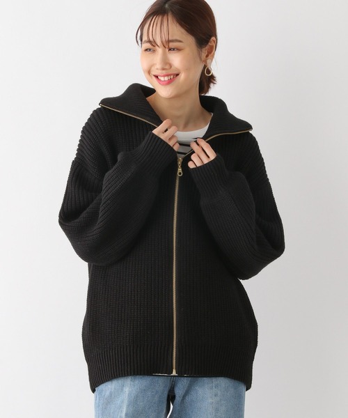 GLOBAL WORK（グローバルワーク）の「フルZIPニットカーデ/123344