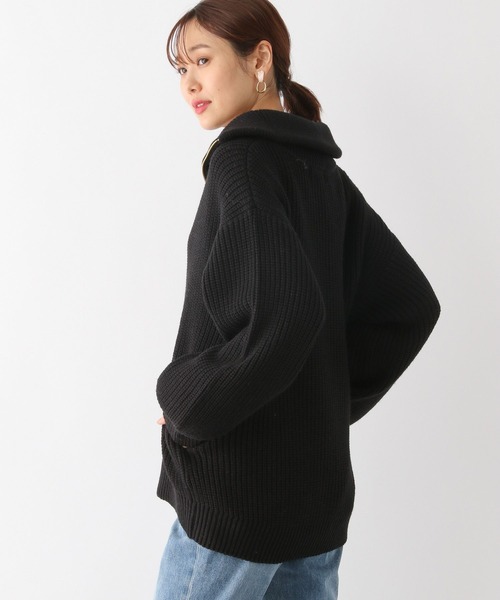 GLOBAL WORK（グローバルワーク）の「フルZIPニットカーデ/123344