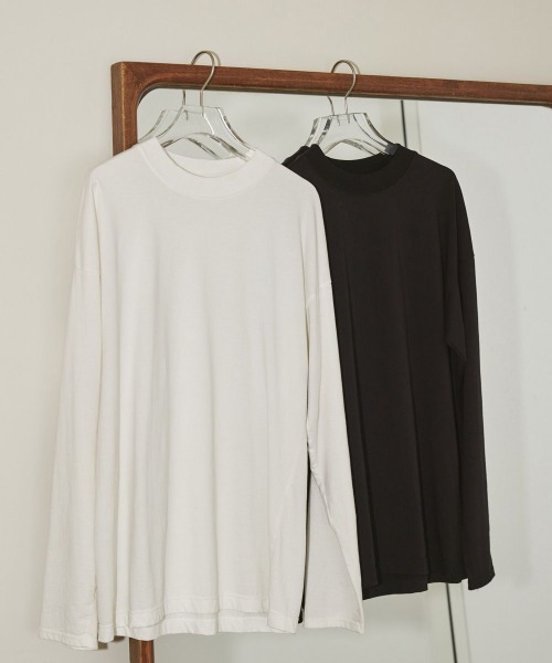 TODAYFUL（トゥデイフル）の「TODAYFUL Cottonsilk Useful Long T-shirts 12220612（Tシャツ/カットソー・レディース・ホワイト/ブラック・FREE）」の3枚目の写真