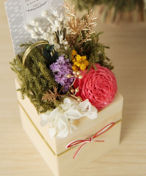 studio CLIP(スタディオクリップ)の「ソラフラワー枡飾り【ハレの日】(その他雑貨・レディース・ピンク/ホワイト・FREE)」の4枚目の写真