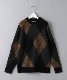 ＜SOVEREIGN＞ アーガイル クルーネック ニット