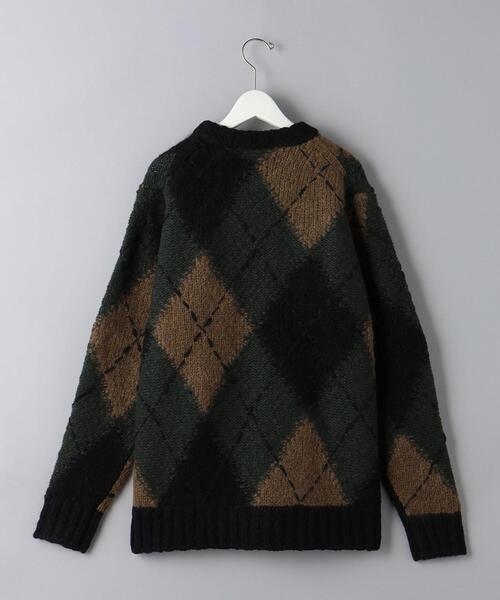 SOVEREIGN(ソブリン)の「<SOVEREIGN> アーガイル クルーネック ニット(ニット/セーター・メンズ・オリーブ・M/S/L)」の4枚目の写真