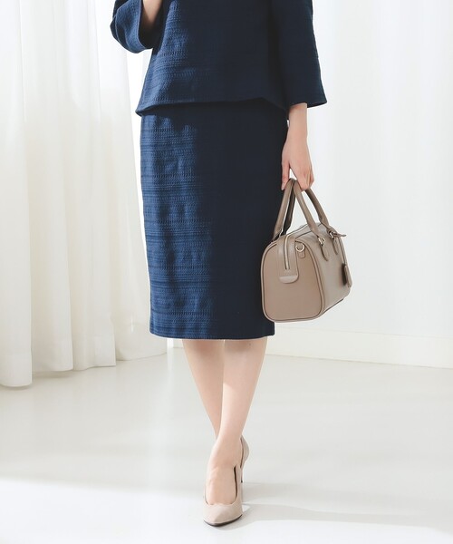 B:MING by BEAMS（ビーミングバイビームス）の「ツイード タイト スカート（スカート・レディース・ホワイト×ブラック/ブルー/オフホワイト・MEDIUM/SMALL/LARGE）」の11枚目の写真