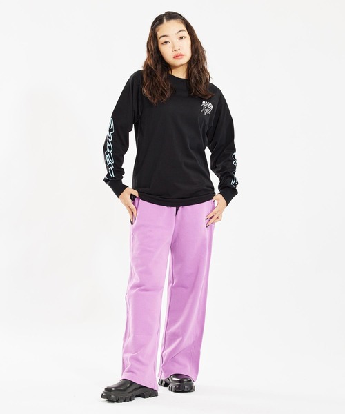 X-girl（エックスガール）の「BLOOM L/S TEE（Tシャツ/カットソー・レディース・アッシュ/ホワイト/ブラック・M/XL/L/S）」の19枚目の写真