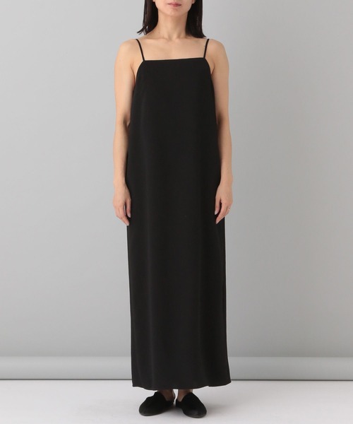 e/rm（イーアールエム）の「【e/rm】テクスチャーキャミワンピース（ワンピース・レディース・ブラック/アイボリー・FREE）」の10枚目の写真