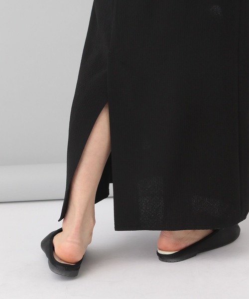 e/rm（イーアールエム）の「【e/rm】テクスチャーキャミワンピース（ワンピース・レディース・ブラック/アイボリー・FREE）」の19枚目の写真