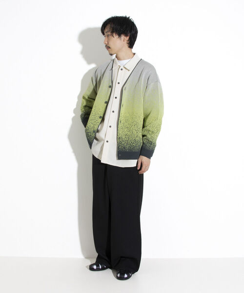 GLOSTER（グロスター）の「【GLOSTER/グロスター】ミックスパターン ルーズフィットカーディガン（カーディガン/ボレロ・メンズ・オレンジ系その他/ホワイト系その他/ベージュ系その他/ブルー系その他/グリーン系その他・S/M/L）」の20枚目の写真
