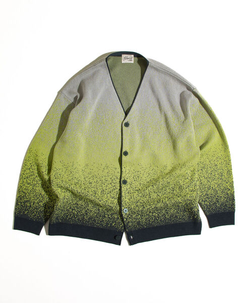 GLOSTER（グロスター）の「【GLOSTER/グロスター】ミックスパターン ルーズフィットカーディガン（カーディガン/ボレロ・メンズ・オレンジ系その他/ホワイト系その他/ベージュ系その他/ブルー系その他/グリーン系その他・S/M/L）」の4枚目の写真