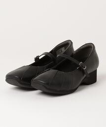 HAWKINS ホーキンス HC ROSE 4 スクエアトゥパンプス HW30115 BLACK