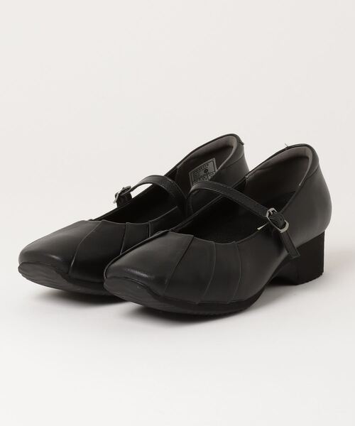 HAWKINS ホーキンス HC ROSE 4 スクエアトゥパンプス HW30115 BLACK（パンプス）｜Hawkins（ホーキンス）