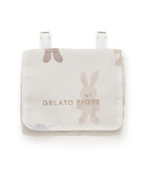 gelato pique（ジェラートピケ）の「【ONLINE限定】【KIDS】移動ポケット（ショルダーバッグ・キッズ・ミント/ピンク/クリーム・FREE）」の2枚目の写真