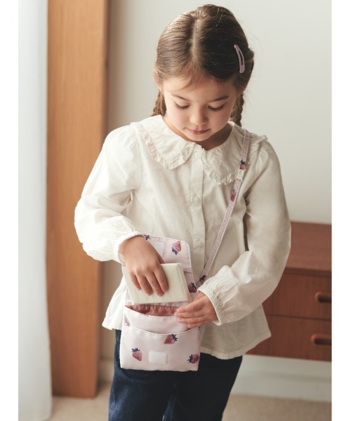 gelato pique（ジェラートピケ）の「【ONLINE限定】【KIDS】移動ポケット（ショルダーバッグ・キッズ・ミント/ピンク/クリーム・FREE）」の7枚目の写真