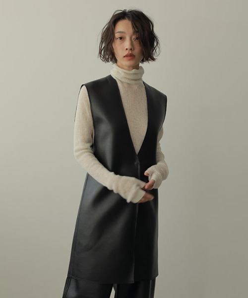 etre tokyo 新品　リバーシブルボンディングジレ　エトレトウキョウ ETRE TOKYO（エトレトウキョウ）の「リバーシブルボンディングジレ