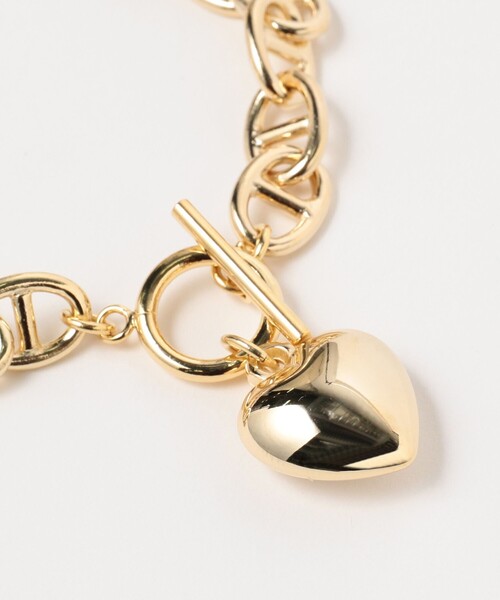 Ray BEAMS（レイビームス）の「マリンチェーン マンテル ハート ブレスレット（ブレスレット・レディース・シルバー/ゴールド・ONE SIZE）」の14枚目の写真