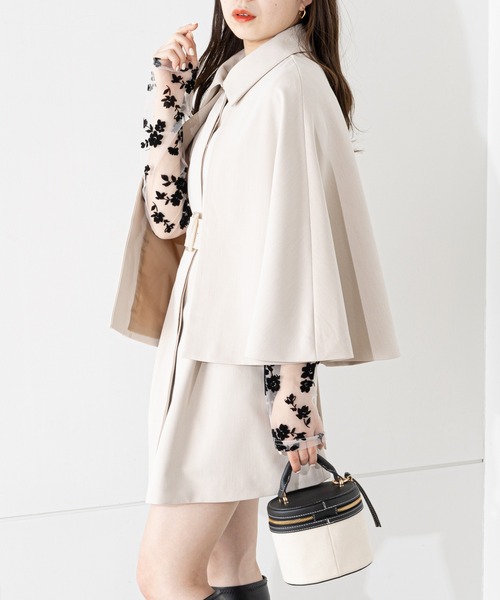 Chico（チコ）の「【2023SS】2wayトレンチポンチョコート（トレンチコート・レディース・アイボリー/ミント/ベージュ・FREE）」の18枚目の写真