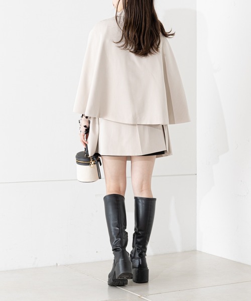 Chico（チコ）の「【2023SS】2wayトレンチポンチョコート（トレンチコート・レディース・アイボリー/ミント/ベージュ・FREE）」の22枚目の写真