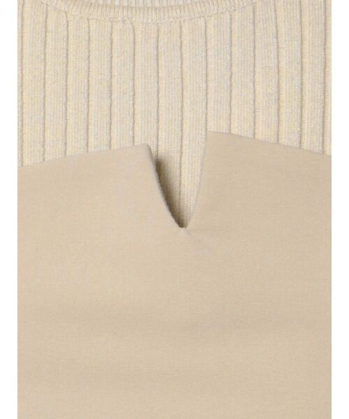 LAGUNAMOON（ラグナムーン）の「ペプラムコンビニットワンピース（ワンピース・レディース・チャコールグレー/ブラック/ライトグリーン/アイボリー・X-SMALL/SMALL/MEDIUM）」の12枚目の写真