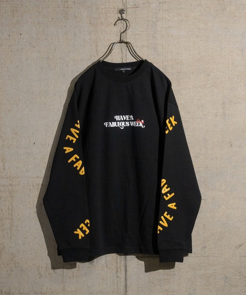 JOHN'S CLOSET(ジョンズクローゼット)の「【13】グラフィック発砲プリント ロングスリーブTシャツ ビリヤード/オバケ/男の子(Tシャツ/カットソー・メンズ・パープル/ブラック/ホワイト/ホワイト系その他/ホワイト系その他3/ブラック系その他2/ブラック系その他/ホワイト系その他2/ブラック系その他3/ブラック系2/ホワイト系1/ホワイト系2/ブラック系1・LARGE/MEDIUM)」の15枚目の写真