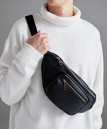 tk.TAKEO KIKUCHI | 【WEB限定】レザー調ミニウエストバッグ(ボディバッグ/ウエストポーチ)