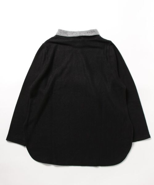 Sawa a la mode（サワアラモード）の「大人モードを叶えるハイネックペイントニット（ニット/セーター・レディース・グレー/ブラック・FREE）」の12枚目の写真