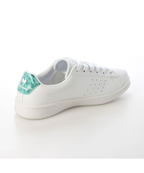 le coq sportif（ルコックスポルティフ）の「コートスタイルスニーカー（LAローランSL／LA ROLANDSL）（スニーカー・レディース・ブラック/杢グレー/ブルー系その他/シルバー系その他4/ホワイト系その他/シルバー系その他3/ブラック×ブラック・23cm/23.5cm/24cm/24.5cm/25cm/22.5cm）」の10枚目の写真