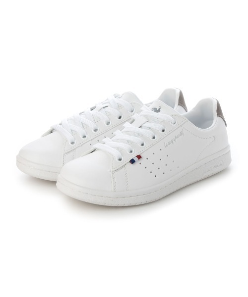 le coq sportif（ルコックスポルティフ）の「コートスタイルスニーカー（LAローランSL／LA ROLANDSL）（スニーカー・レディース・ブラック/杢グレー/ブルー系その他/シルバー系その他4/ホワイト系その他/シルバー系その他3/ブラック×ブラック・23cm/23.5cm/24cm/24.5cm/25cm/22.5cm）」の18枚目の写真