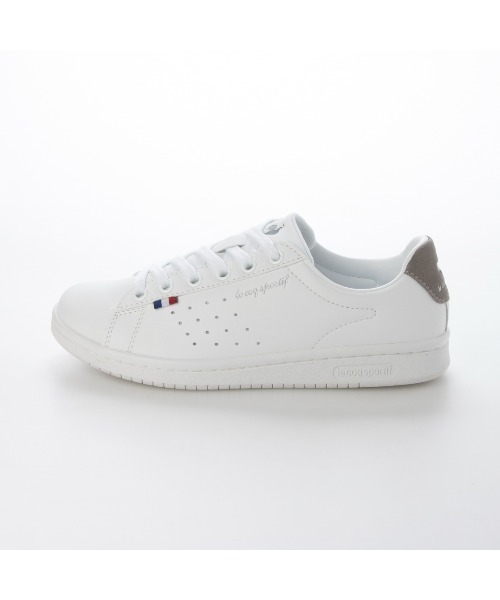 le coq sportif（ルコックスポルティフ）の「コートスタイルスニーカー（LAローランSL／LA ROLANDSL）（スニーカー・レディース・ブラック/杢グレー/ブルー系その他/シルバー系その他4/ホワイト系その他/シルバー系その他3/ブラック×ブラック・23cm/23.5cm/24cm/24.5cm/25cm/22.5cm）」の17枚目の写真