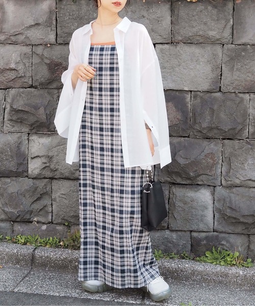 tiptop（ティップトップ）の「バックリボンアソートキャミワンピース（ワンピース・レディース・ブラック系その他/アイボリー/ブラック/ホワイト系その他/ネイビー/イエロー・FREE）」の13枚目の写真