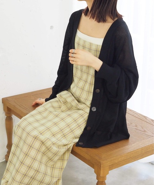 tiptop（ティップトップ）の「バックリボンアソートキャミワンピース（ワンピース・レディース・ブラック系その他/アイボリー/ブラック/ホワイト系その他/ネイビー/イエロー・FREE）」の19枚目の写真