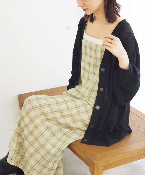 tiptop（ティップトップ）の「バックリボンアソートキャミワンピース（ワンピース・レディース・ブラック系その他/アイボリー/ブラック/ホワイト系その他/ネイビー/イエロー・FREE）」の20枚目の写真