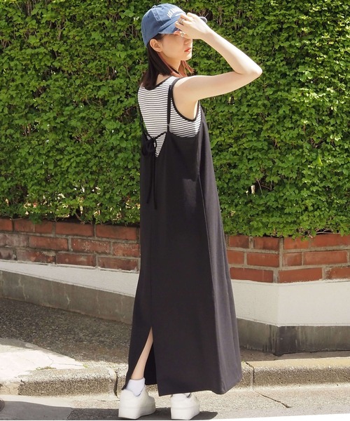 tiptop（ティップトップ）の「バックリボンアソートキャミワンピース（ワンピース・レディース・ブラック系その他/アイボリー/ブラック/ホワイト系その他/ネイビー/イエロー・FREE）」の22枚目の写真