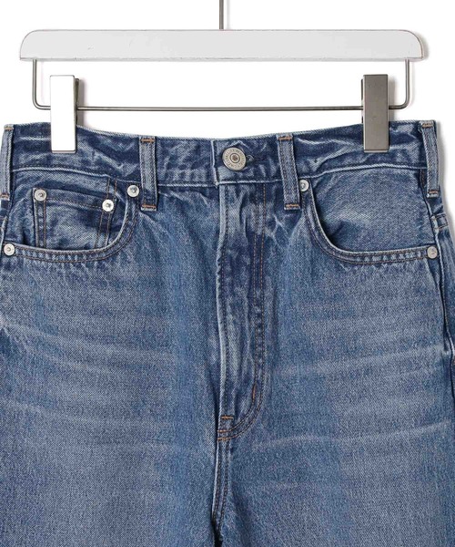 ADAM ET ROPE'(アダムエロペ)の「【NEEDBY】LISA FIT HIGHRISE TAPERED(デニムパンツ・レディース・ブルー・23/24/25/26)」の8枚目の写真