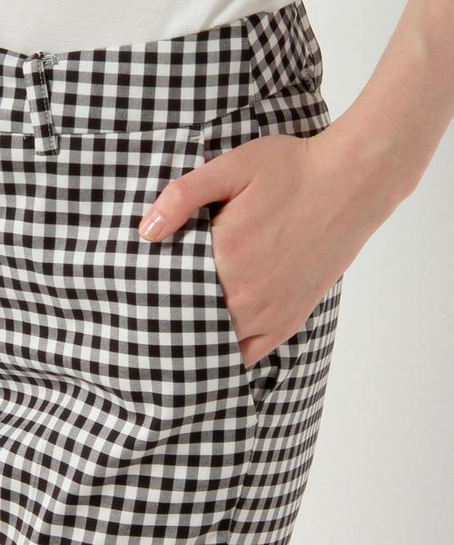 ユナイテッドアローズ　ギンガムチェック　パンツ 楽天市場】【SALE／80%OFF】シャイニーギンガムチェック スリムパンツ