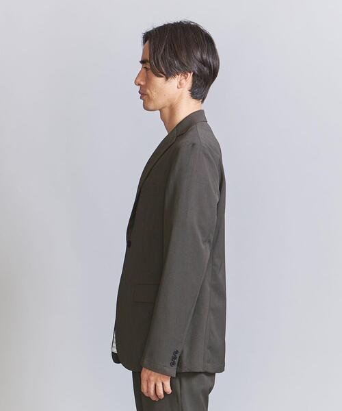 BEAUTY&YOUTH UNITED ARROWS(ビューティーアンドユースユナイテッドアローズ)の「リサイクル カルゼ 2ボタン ジャケット【セットアップ対応】(テーラードジャケット・メンズ・ネイビー/オリーブ/ブラック・S/M/L/XL)」の5枚目の写真
