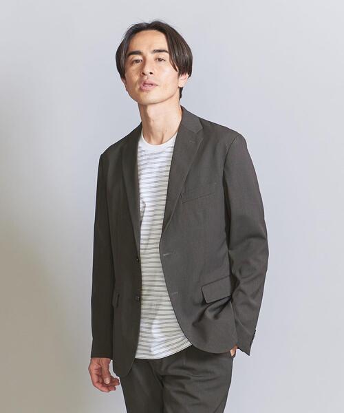 BEAUTY&YOUTH UNITED ARROWS(ビューティーアンドユースユナイテッドアローズ)の「リサイクル カルゼ 2ボタン ジャケット【セットアップ対応】(テーラードジャケット・メンズ・ネイビー/オリーブ/ブラック・S/M/L/XL)」の7枚目の写真