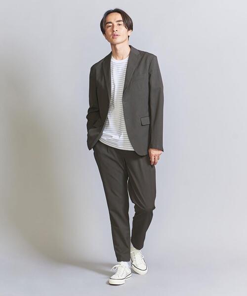 BEAUTY&YOUTH UNITED ARROWS(ビューティーアンドユースユナイテッドアローズ)の「リサイクル カルゼ 2ボタン ジャケット【セットアップ対応】(テーラードジャケット・メンズ・ネイビー/オリーブ/ブラック・S/M/L/XL)」の10枚目の写真
