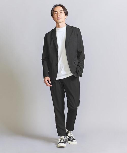 BEAUTY&YOUTH UNITED ARROWS(ビューティーアンドユースユナイテッドアローズ)の「リサイクル カルゼ 2ボタン ジャケット【セットアップ対応】(テーラードジャケット・メンズ・ネイビー/オリーブ/ブラック・S/M/L/XL)」の13枚目の写真